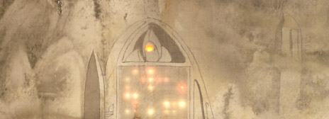 digital art media with ink painting